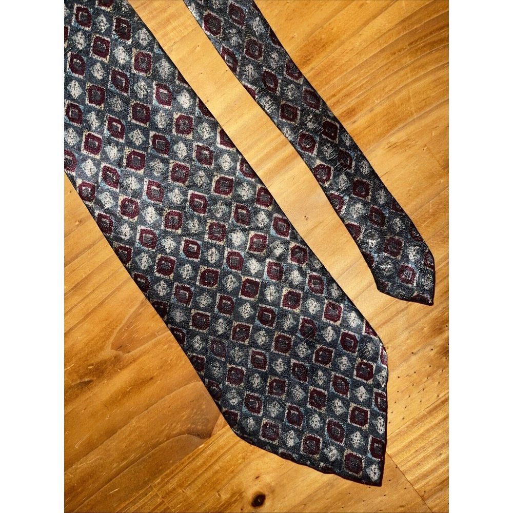 Royal Club Neck Tie‎ Men Gray Weddings Business Resort Vintage
